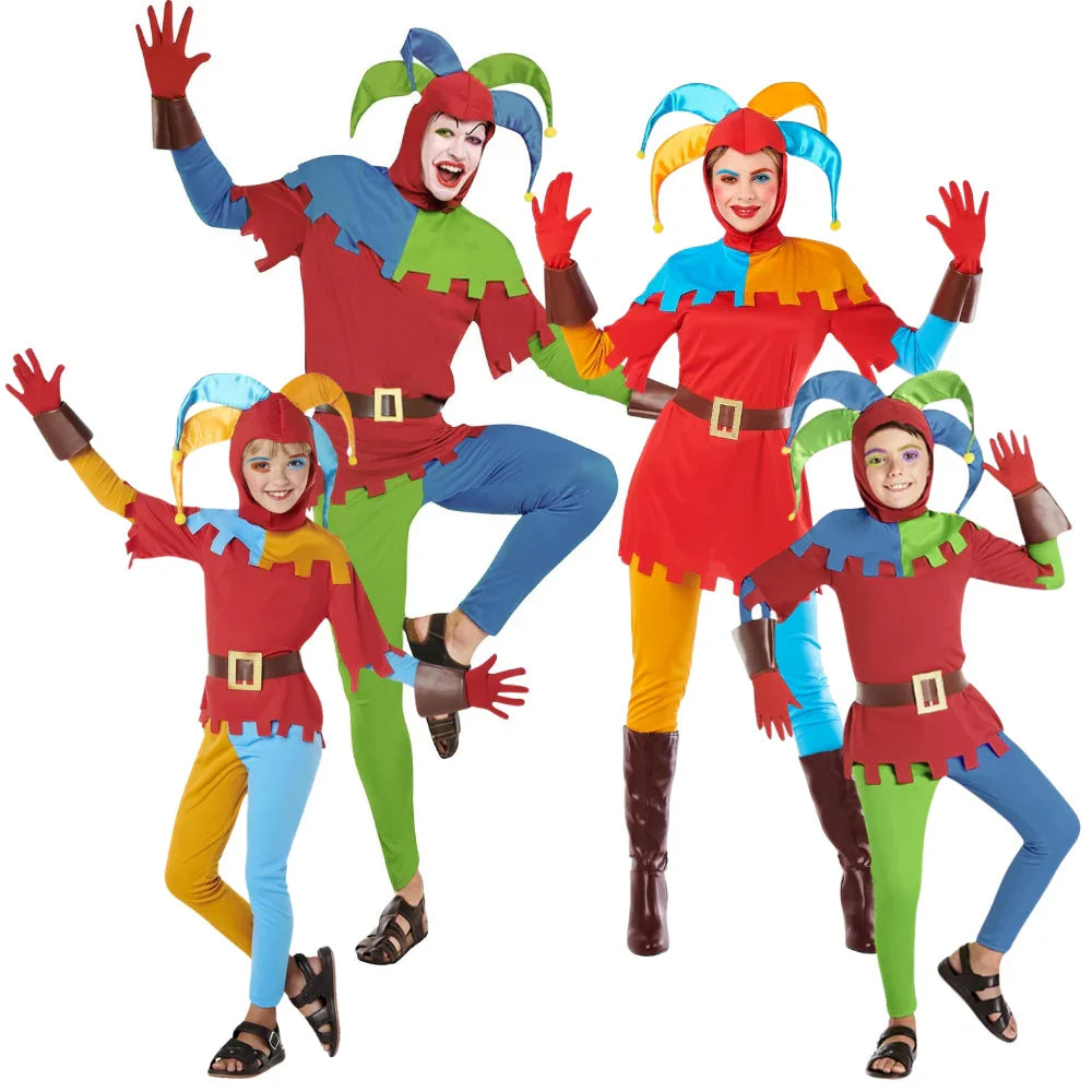 Disfraces para Grupo de Bufón Medieval Arlequines y Bufones Disfraces Simon